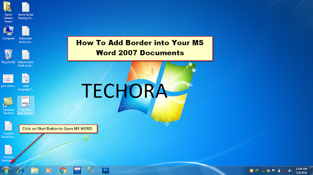 how to insert custom border into word
