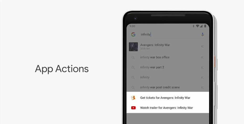 App actions